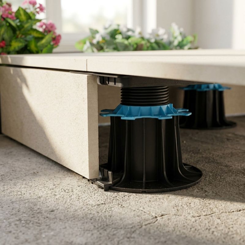 Support habillage de plots terrasse - JOUPLAST