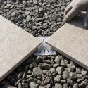 Lot 48 croisillons stabilisateur Jouplast CrossDalle 3 mm pour dalle céramique
