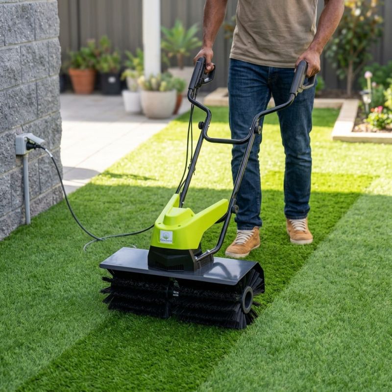 Brosse rotative pour gazon synthétique - Green Avenue