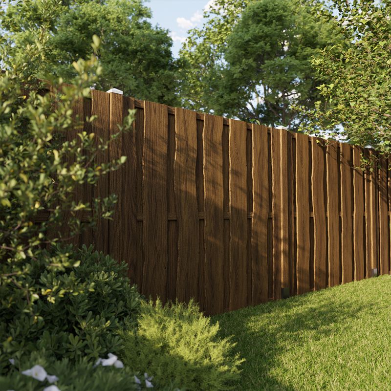 Panneau bois occultant Texas 50mm - Claustra 1m80 x 1m80