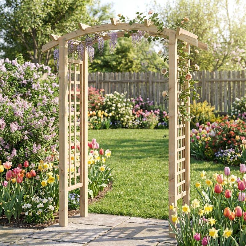 Arche de jardin bois - Céleste