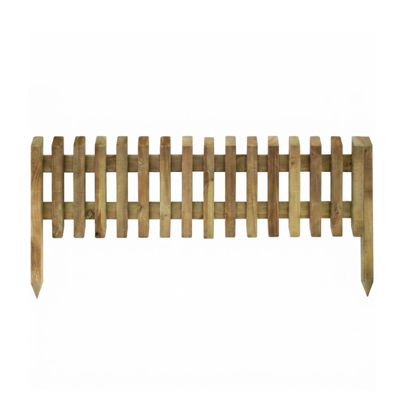 Bordure bois jardin Pika 30mm - Délimitation parterre 112 x 28 cm