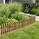 Bordure bois jardin Pika 30mm - Délimitation parterre 112 x 28 cm