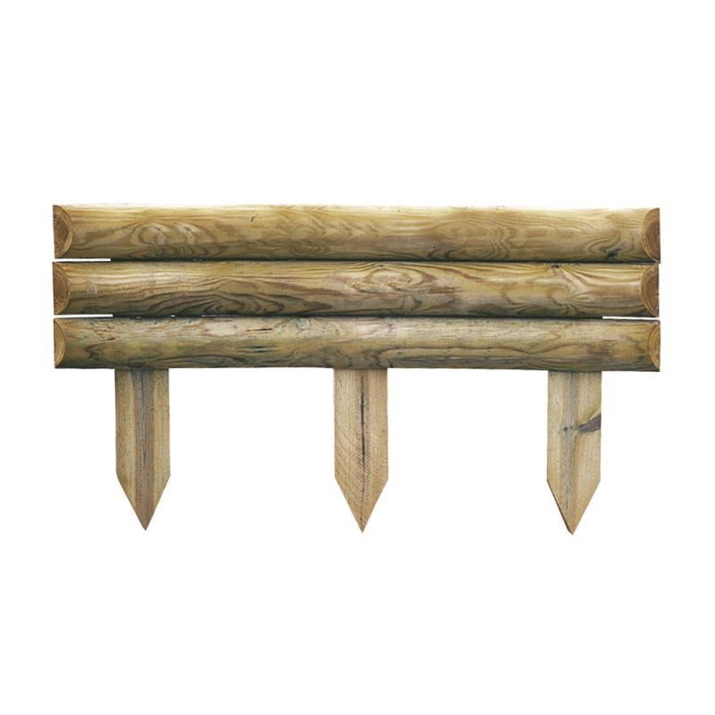 Bordure retenue de terre en bois Sauvage 50mm
