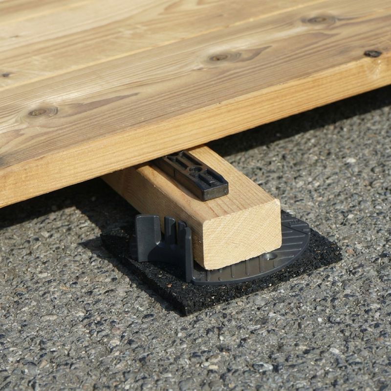 Plot terrasse bois fixe 10 mm - Solidor