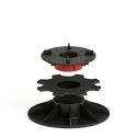 Plot terrasse dalle 43 à 325 mm - Réglable par le dessus - Avec/Sans cale amortisseur - Solidor
