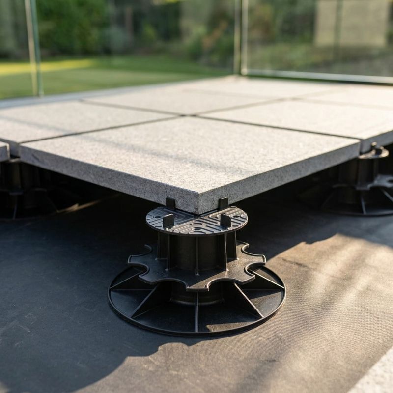 Plot terrasse dalle 23 à 440 mm - Tête nue - Solidor
