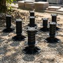 Plot terrasse dalle 23 à 440 mm - Tête nue - Solidor