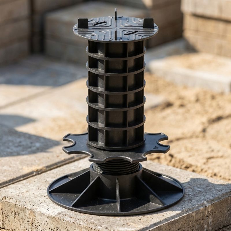 Plot terrasse dalle 23 à 440 mm - Tête nue - Solidor