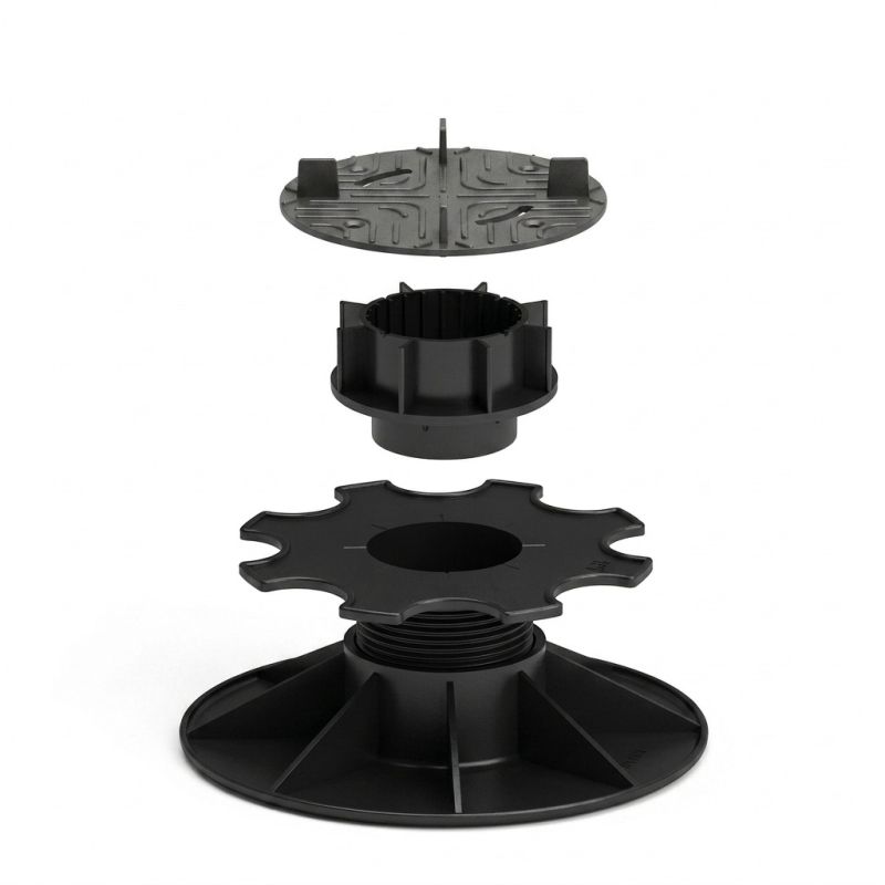 Plot terrasse dalle 23 à 440 mm - Tête nue - Solidor