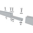 Pièce métallique en U pour profilé C - Weasyfix