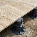 Plot terrasse dalle 26 à 466 mm - Avec Cale amortisseur - Solidor