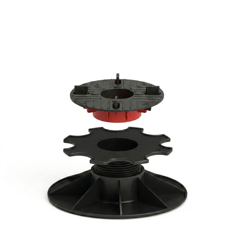 Plot terrasse dalle 46 à 463 mm - Réglable par le dessus - Sans cale amortisseur - Solidor