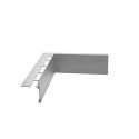 Profil de finition d'angle entrant - Gris clair - Solidor