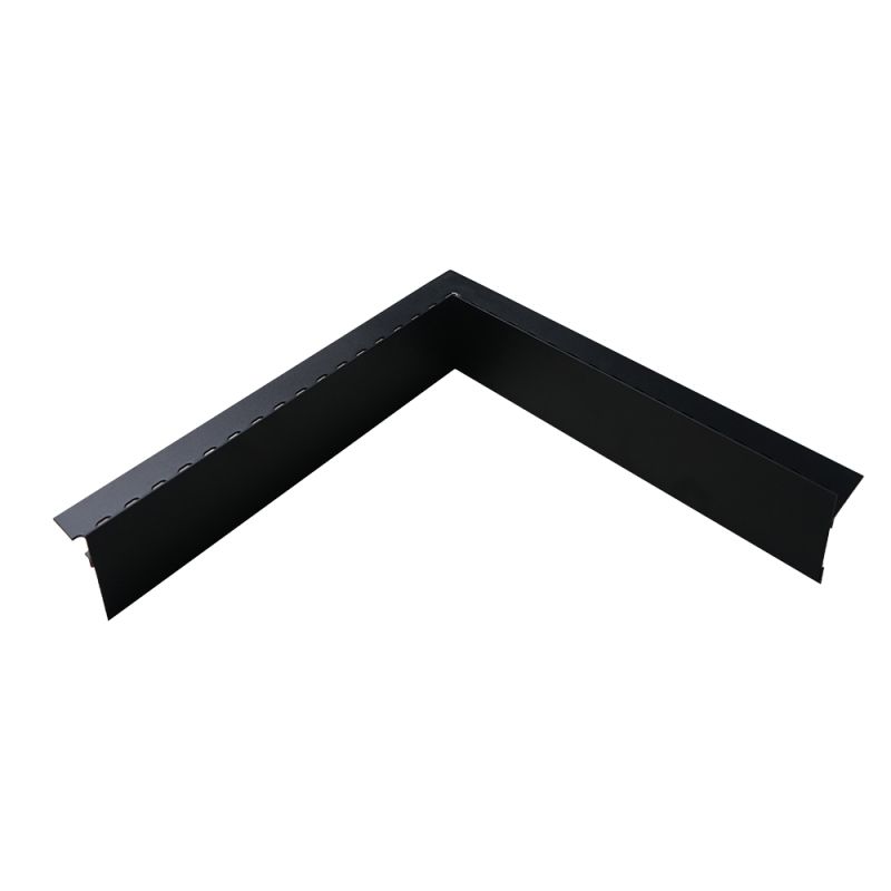 Profil de finition d'angle entrant - Noir - Solidor