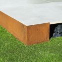 Profil de finition d'angle sortant - Acier corten - Solidor