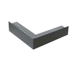 Profil de finition d'angle sortant - Gris clair - Solidor