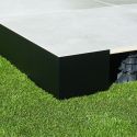 Profil de finition d'angle sortant - Noir - Solidor
