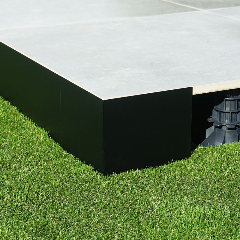 Profil de finition d'angle sortant - Noir - Solidor