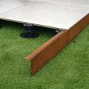 Profilé de finition aluminium - Acier corten - Solidor