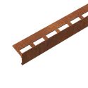 Profilé de finition aluminium - Acier corten - Solidor