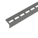 Profilé de finition aluminium - Gris clair - Solidor