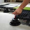 Plot terrasse pour Unisol réglable et autonivelant avec tête dalle - Solidor