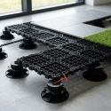 Plot terrasse pour Unisol réglable avec tête lisse - Solidor