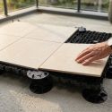 Plot terrasse pour Unisol réglable avec tête dalle - Solidor