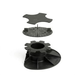 Demi plot terrasse dalle avec cale amortisseur 35-350 mm - Solidor