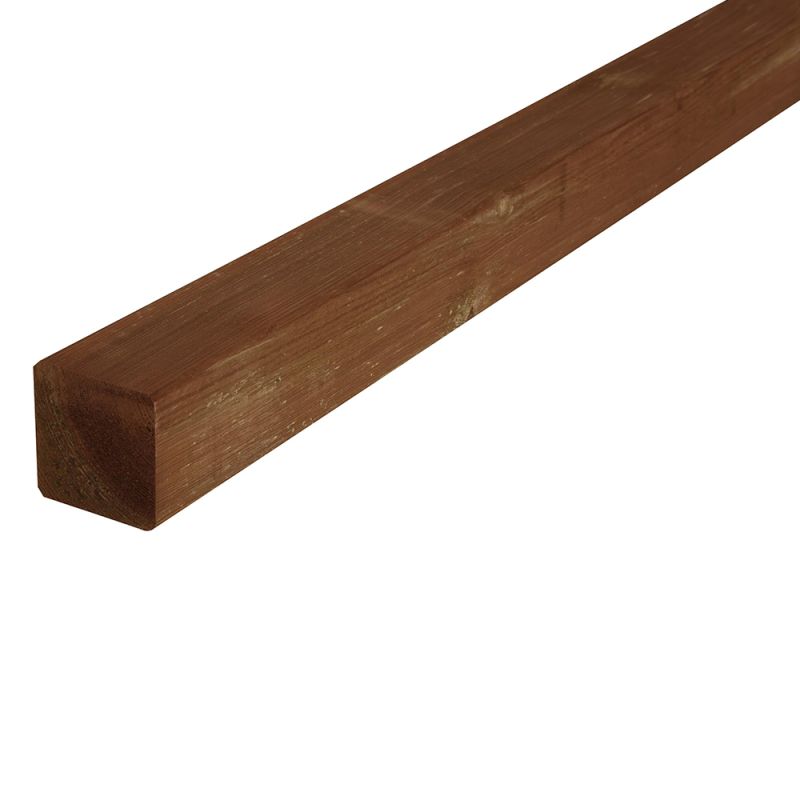 Poteau bois non rainuré - 90x90x2400 mm