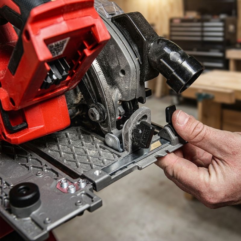 Scie circulaire 66mm - avec adaptateur rail de guidage - Milwaukee