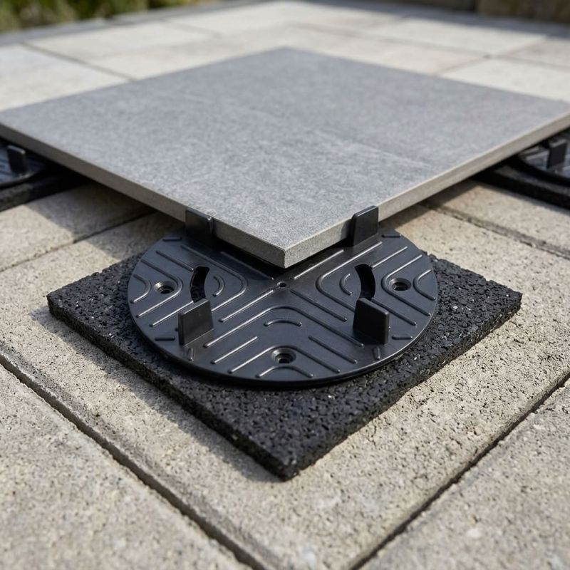 Plot terrasse dalle fixe 10 mm - Solidor
