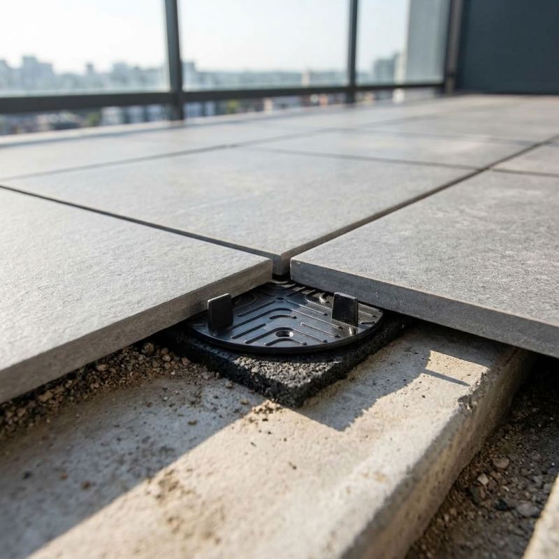 Plot terrasse dalle fixe 10 mm - Solidor