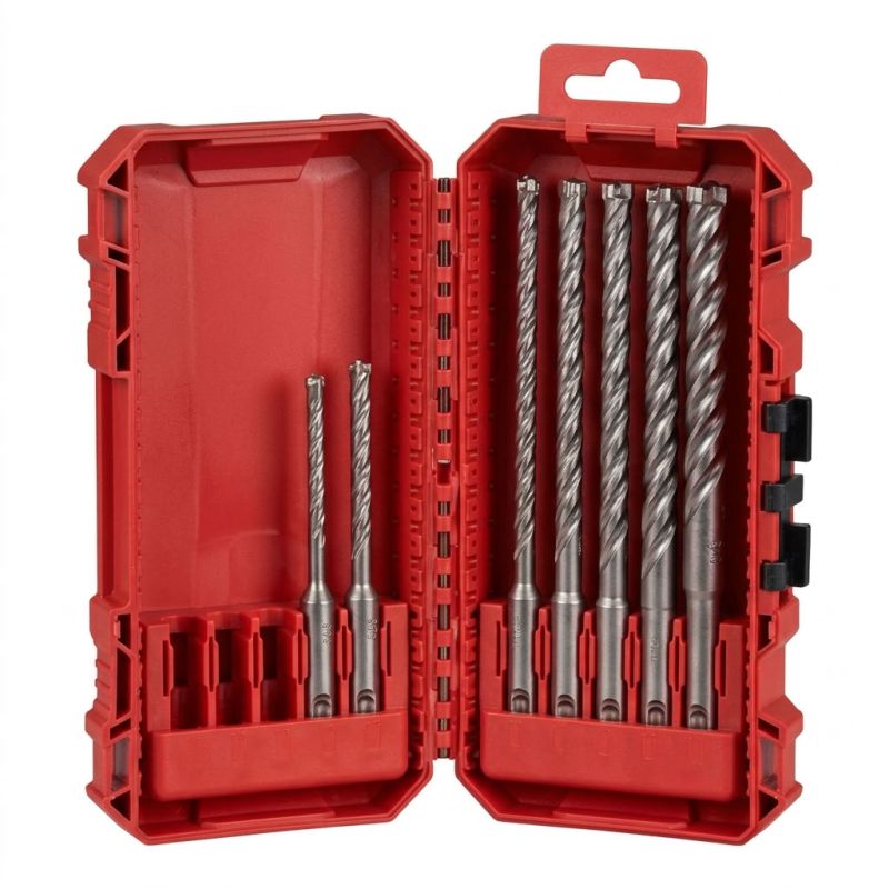 Coffret 7 Forets Béton SDS+ Milwaukee MX4 - 05 à 12 mm