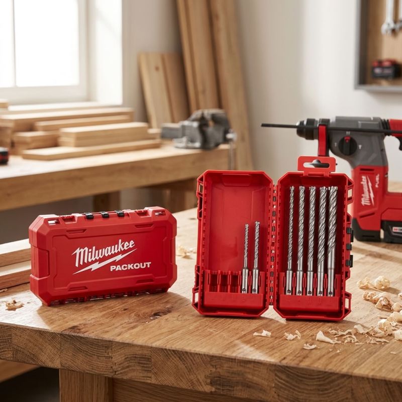 Coffret 7 Forets Béton SDS+ Milwaukee MX4 - 05 à 12 mm