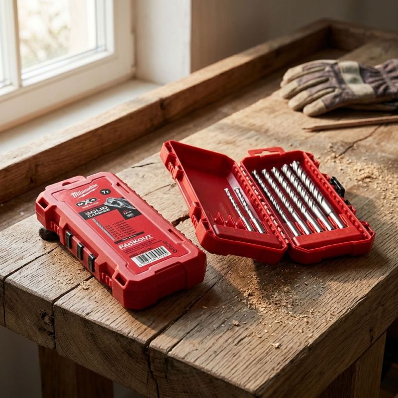 Coffret 7 Forets Béton SDS+ Milwaukee MX4 - 05 à 12 mm