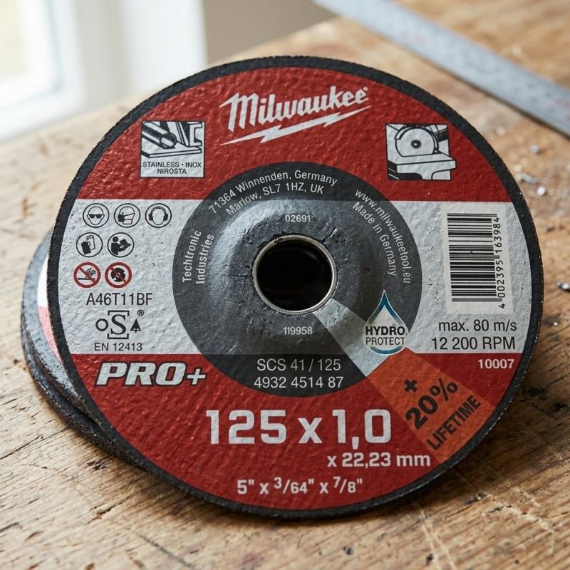 Disque a tronçonner Pro+ 125 mm X 1,5 mm