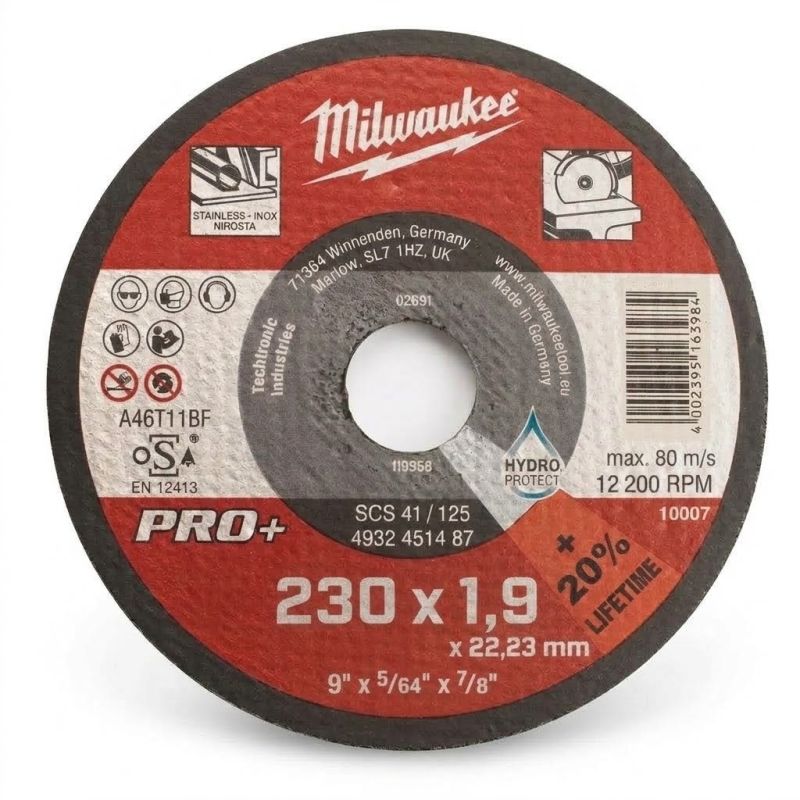 Disque a tonçonner Pro + 230 mm X 1,9 mm