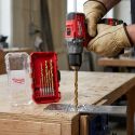 Set 10 foret métaux HSS-G RED HEX - Milwaukee