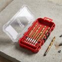 Set 10 foret métaux HSS-G RED HEX - Milwaukee