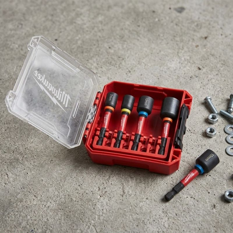 Set 4 Douilles magnétiques SHOCKWAVE™ - Milwaukee