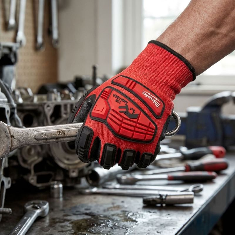Gants anti-choc anti-coupure niveau C - Milwaukee