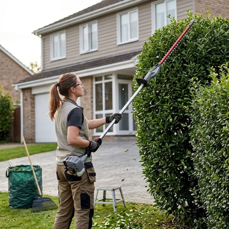 Taille-haies sur perche fixe - QUIK-LOK Combi-système - Milwaukee