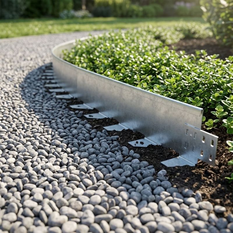 Bordure de jardin Nidaborder Galva équerre – 1900 mm de long Nidaplast