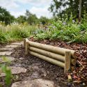 Bordure retenue de terre en bois Sauvage 50mm