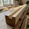 Poteau rainuré départ et fin pour lame de 28 mm