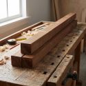 Poteau bois non rainuré - 90x90x2400 mm