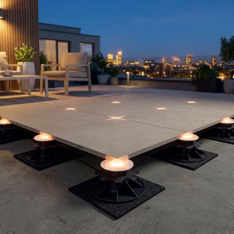 Plot de terrasse lumineux Lunisol - Solidor