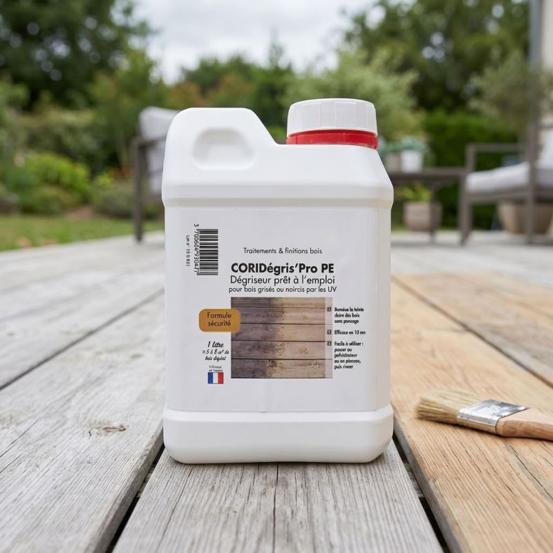 Dégriseur pour terrasse bois - Jérican 1 L